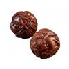 2 Pieces Chinese Astrological Hand Massage Balls Collectible Carved Wooden