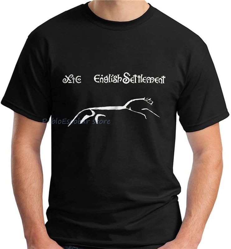 New XTC English Settlement 80S 90S Rock Band Men s Black T-Shirt Size S-5XL Present Casual Tee Shirt XXL