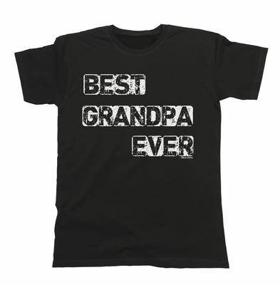 Mens Fathers Day Gift  TShirt BEST GRANDPA Ever Funny Grandfather Present