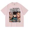 230 Gsm 100% Cotton Demon Slayer V60 Pillars Print Unisex Heavy Cotton T Shirt