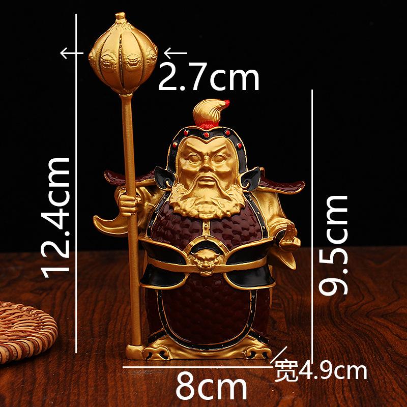

New Chinese ornaments High-end creative door god ornaments Living room TV cabinet wine cabinet Office home decoration