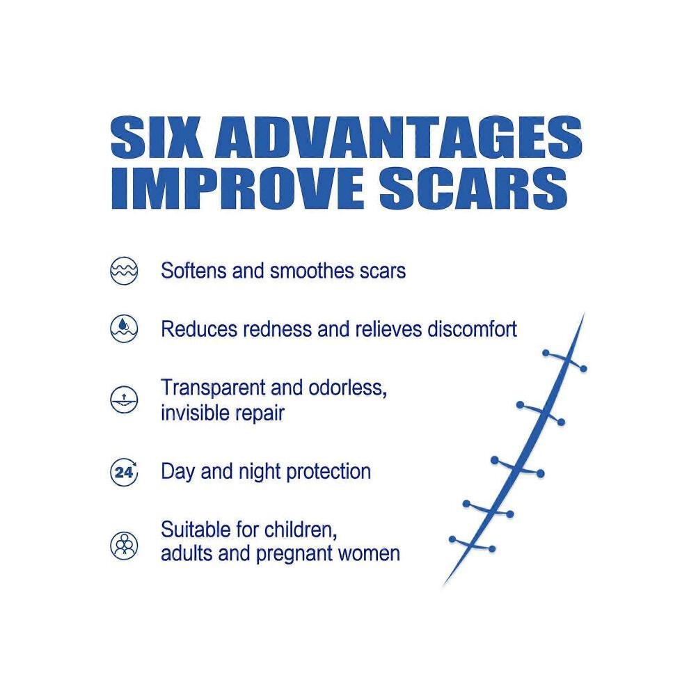 (1pcs)1-3pcs Scar Removal Cream Scar Gel for Surgical Scars, Stretch Marks, Keloid Bump