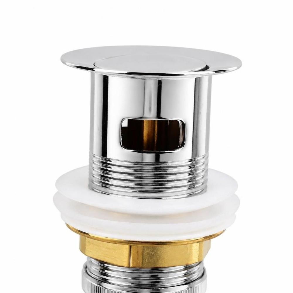Stainless Steel Drain Stopper Push Bounce Sink Stopper Premium Sink Drain Parts  Bathroom