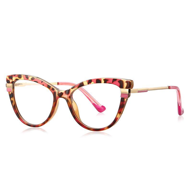 

Blue Light Blocking Cat Eye Shortsighted Prescription Glasses Womemen Spring Hinge Student Myopes Lunettes 0 -0.5 -0.75 To -6.0 0
