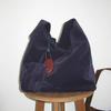 [3rd Reorder: Immediate Shipment] 0007 Layered Pouch Hobo Bag_Corduroy Navy