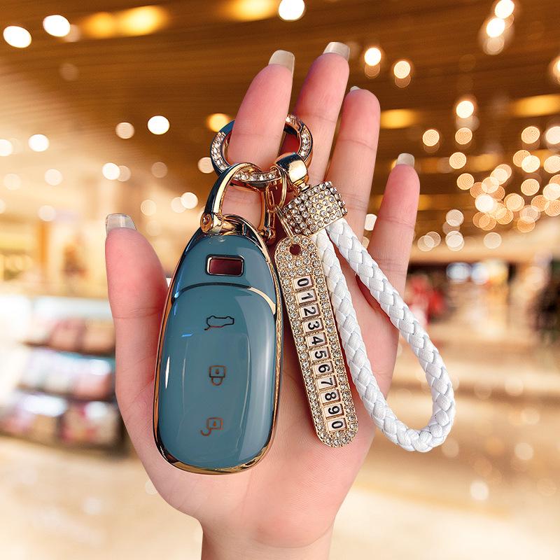 Premium Vollabdeckung Auto Schlüsselhülle