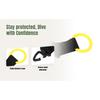 Compact Regulator Holder Retainer Clip Lanyard for Diving