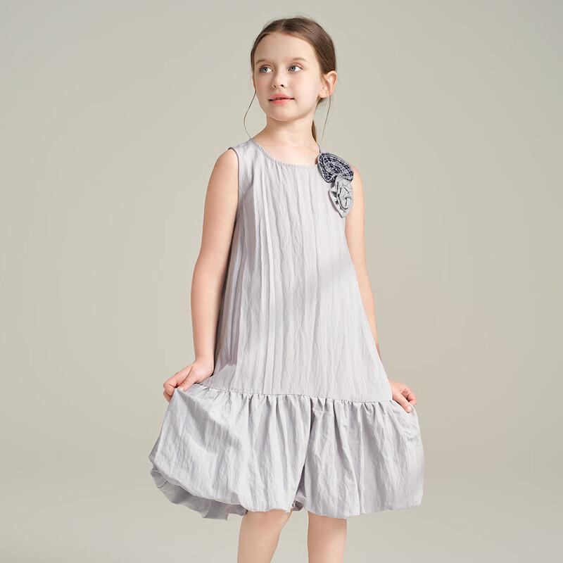 Montagut Girls  Summer Floral Sleeveless A-line Dress 110