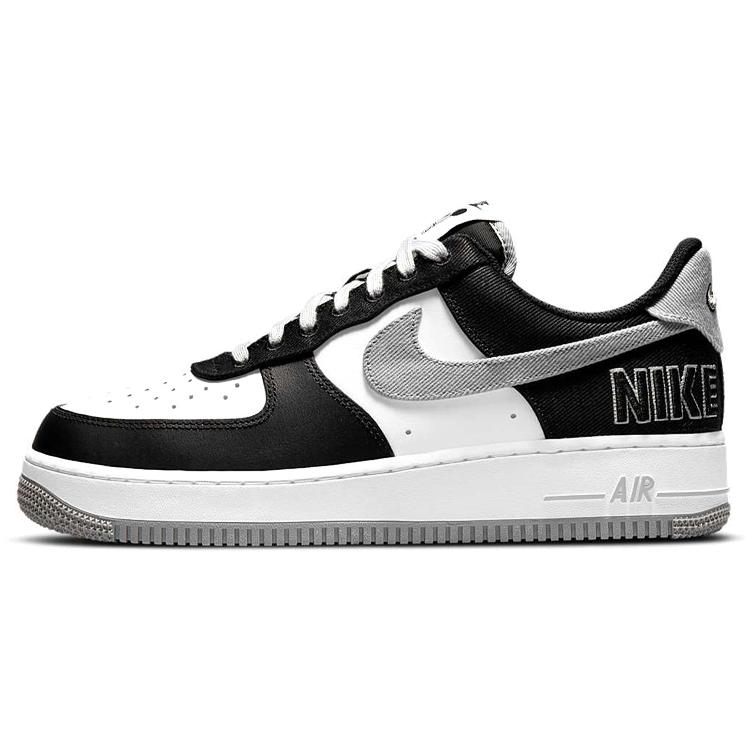 New Nike Air Force 1 Low '07 Emb Raiders Black White CT2301-001