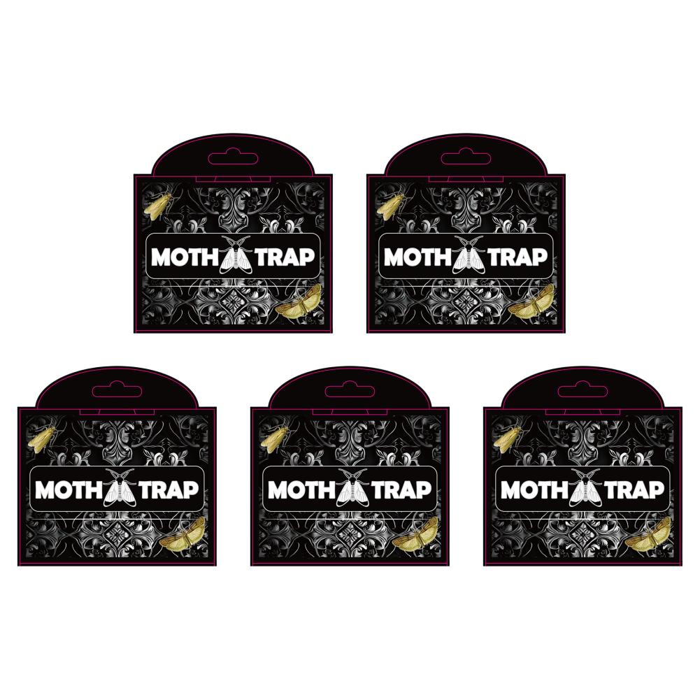 

- 5 шт. ловушек для моли с феромонами Prime Powerful Moth Lot (черный)
