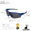 Captain Stag Men's UV Protection Polarized Sunglasses with Case, Stylish Brand, for Driving, Outdoors, Sports, Smoke, PC Plastic, CSP-S008-3