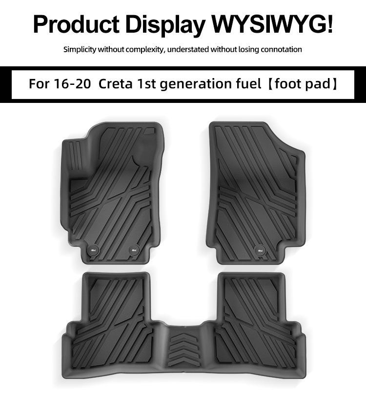 Hyundai Creta 2016-2020 All-TPE Car Floor Mats & Trunk Liner