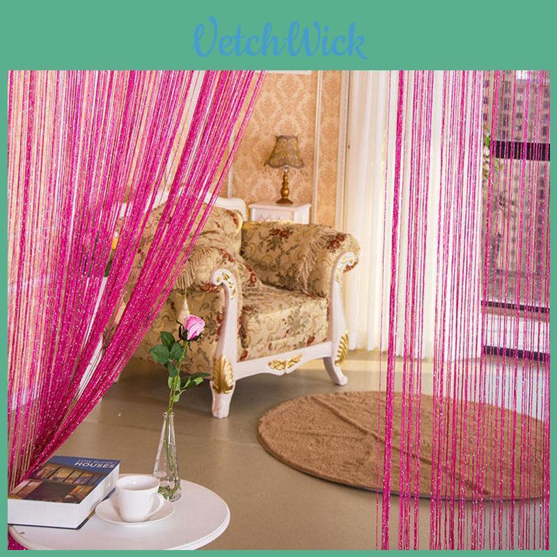 Elegant Glitter String Curtain Panels Perfect For Modern Door And Window Decoration