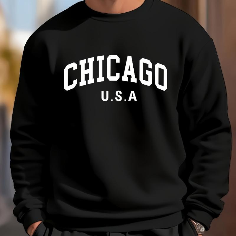 

Slim Fit Crew Neck Sweatshirt, Breathable & Versatile, Great for Office Casual S