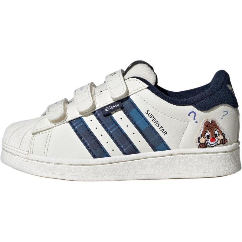 

Disney x Adidas Originals SUPERSTAR Низкие детские кеды для скейтбординга Белый Серый для детей 3-7 лет Кроссовки IH3500 34