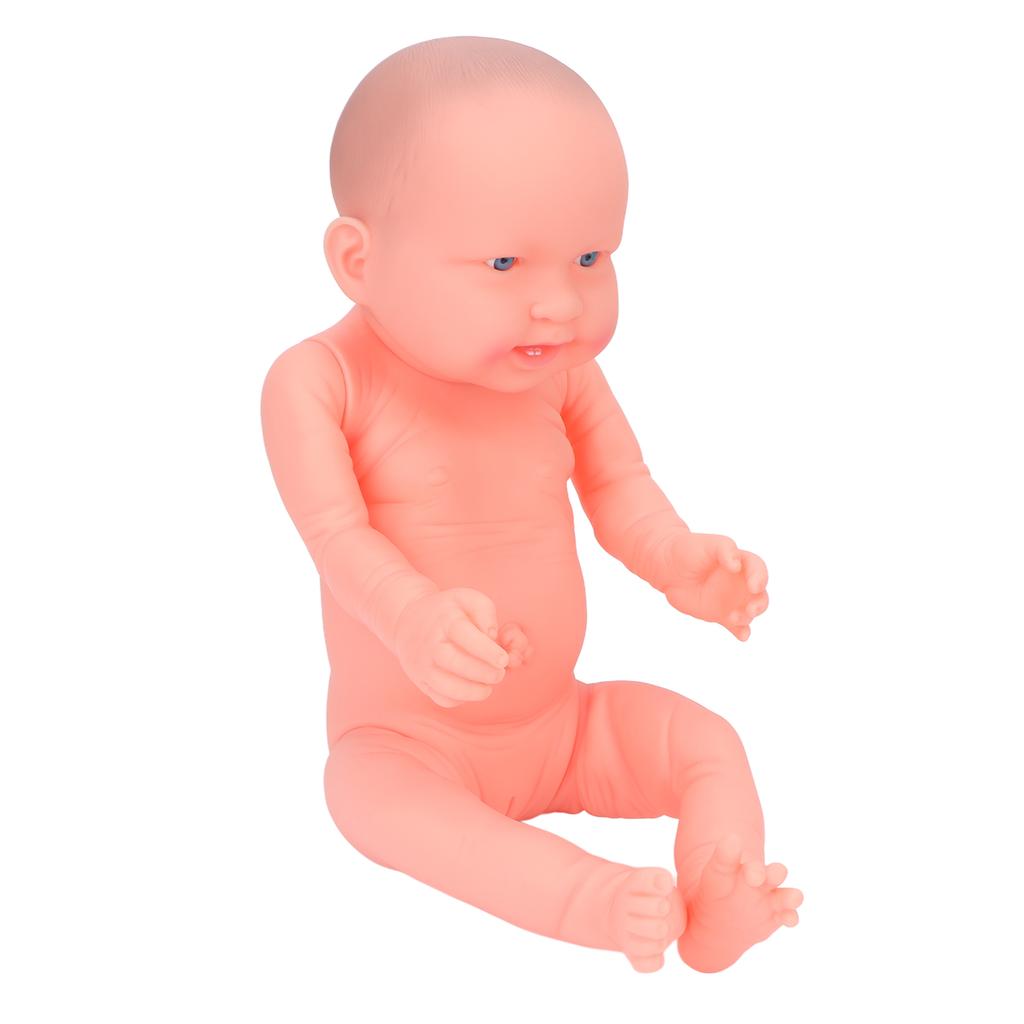 Weiche Babypuppe Baby Mädchen Anatomisch korrekt Stilltraining Weit verbreitet Hohe Simulation Weichplastik Baby Mädchen Puppe