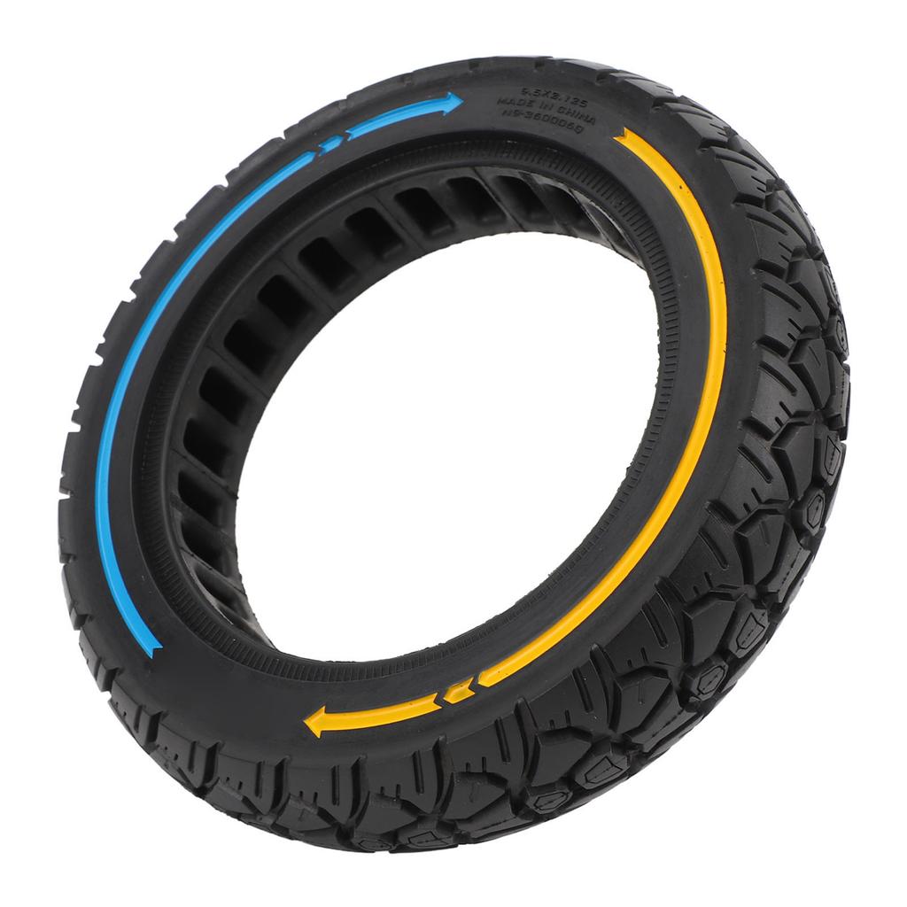 9.5x2.125 Anvelopă Solidă Scuter Electric 9.5 Inch 36 Caneluri Cauciuc Anti-Alunecare Anvelopă Off Road Potrivită pentru M365