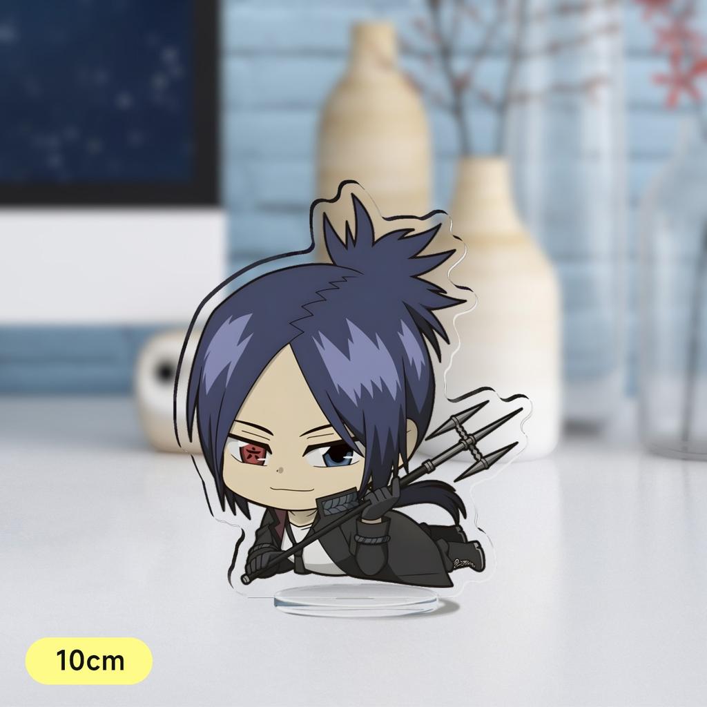 Anime Katekyo Hitman Reborn 10cm Acrylic Stand Model Figures Sawada Tsunayoshi Gokudera Hayato Cosplay Desk Decor Model Gifts