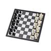 Travel Chessboard Game Portable International Chess Set Magnetic Foldable Board Entertainment Educational Gift for Children Students Adults Family Hom