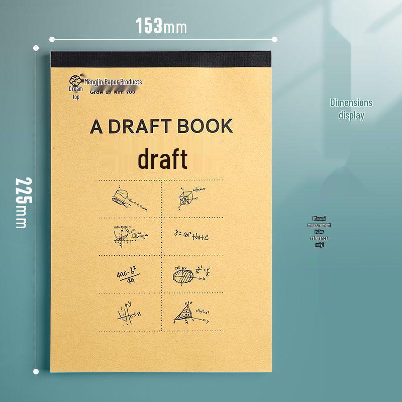 

Утолщенная черновик: Студенческая чистая бумага для расчетов, Тетрадь для последипломного экзамена, Белая бумага Мэнцзинь