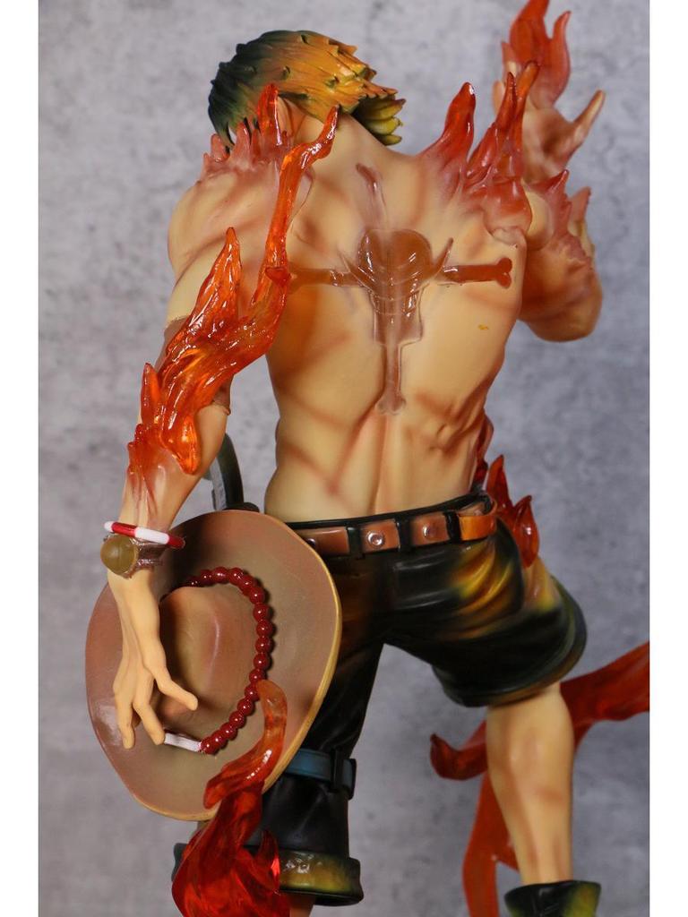 One Piece Ace Fire God Light-Up Figure
