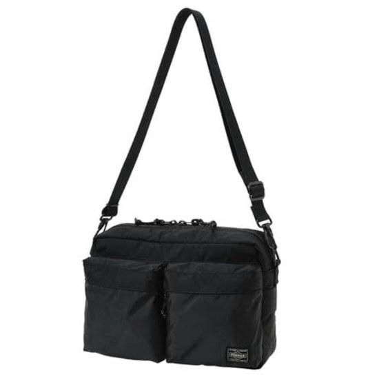 Authorized retailer Porter Force shoulder bag unisex (Black BLK)