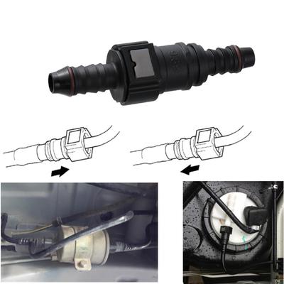 1pc Fuel Line Quick Release Connect Connector Motorcycle Hose Coupler 8mm Female 9.89 Straight Fuel Line Quick Connector