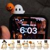 1/6 Pcs Halloween Ghosts Series Mini Ghost Figures Model Mobile Phone Decor Cute Peel-and-Stick Design Toy Gift