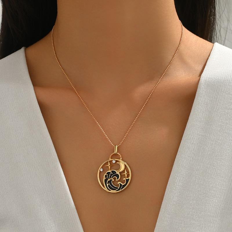 Shell Necklace Niche Design Accessories Women's Ocean Fashion Oil Drip Conch Starfish Collarbone Chain
