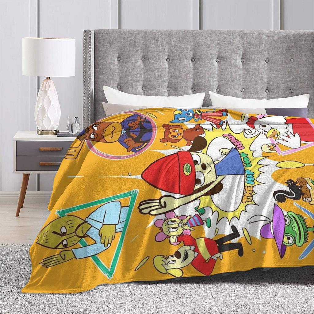 Parappas Print-Decke für Männer Frauen Warm Gemütlich Flauschig Überwurfdecken für Bett 50x60 Zoll Mehrere Größen