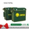 Heavy-Duty Canvas Electrician Tool Bag with Wear-Resistant Base for Multifunctional Storage