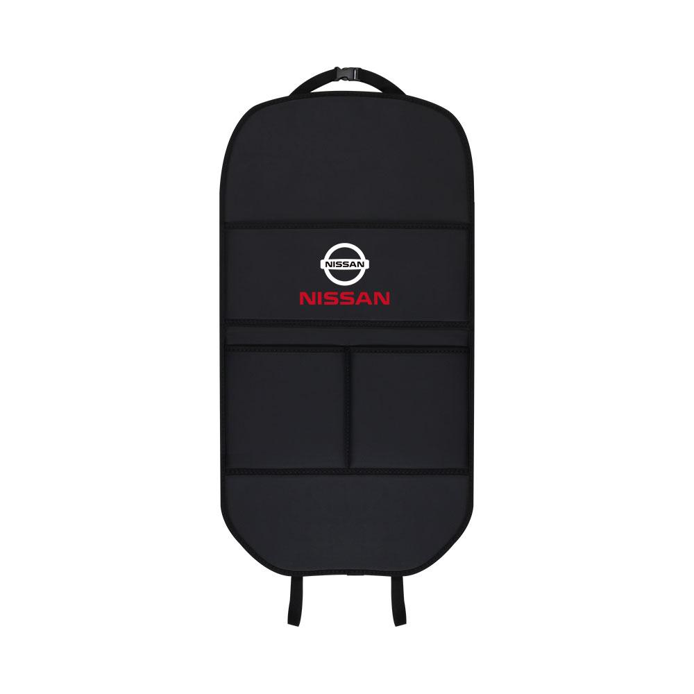 Car Seat Back Protector Organizer Travel Stowing Tidying Storage Bag For Nissan Nismo Tiida GTR 240SX Qashqai J10 Wheel Hubcap