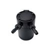 Baffled Oil Catch Can Tank 2-Port Universal 3/8" Npt Inlet Outlet