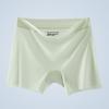 Damen Anti-Licht Nahtlose Eis Seide Boxer Sicherheitsshorts - Große Größen, Weiß