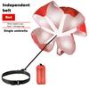 Resistance Parachute Adjustable Waistband Wear-resistant Good Tenacity Reusable Portable Running Speed Training Training Fitness Drag Parachute