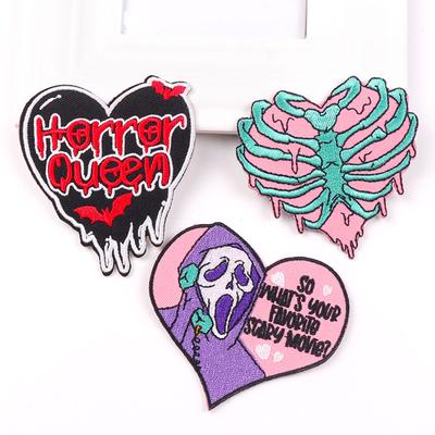 3 Pcs/pack Fusible Embroidery Patch Iron On Patches For Clothing Thermoadhesive Patches For Jackets Jeans Backpack Ironable Sewing Patch