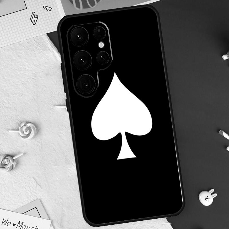 Ace of Spades Case For Samsung Galaxy S25 FE S23 FE S20 S21 S22 S24 S25 S26 Ultra S10 S25 Plus Cover Shell