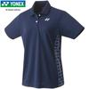 YONEX Short Sleeve Game Navy Blue Size S Women's Shirt, (019),
