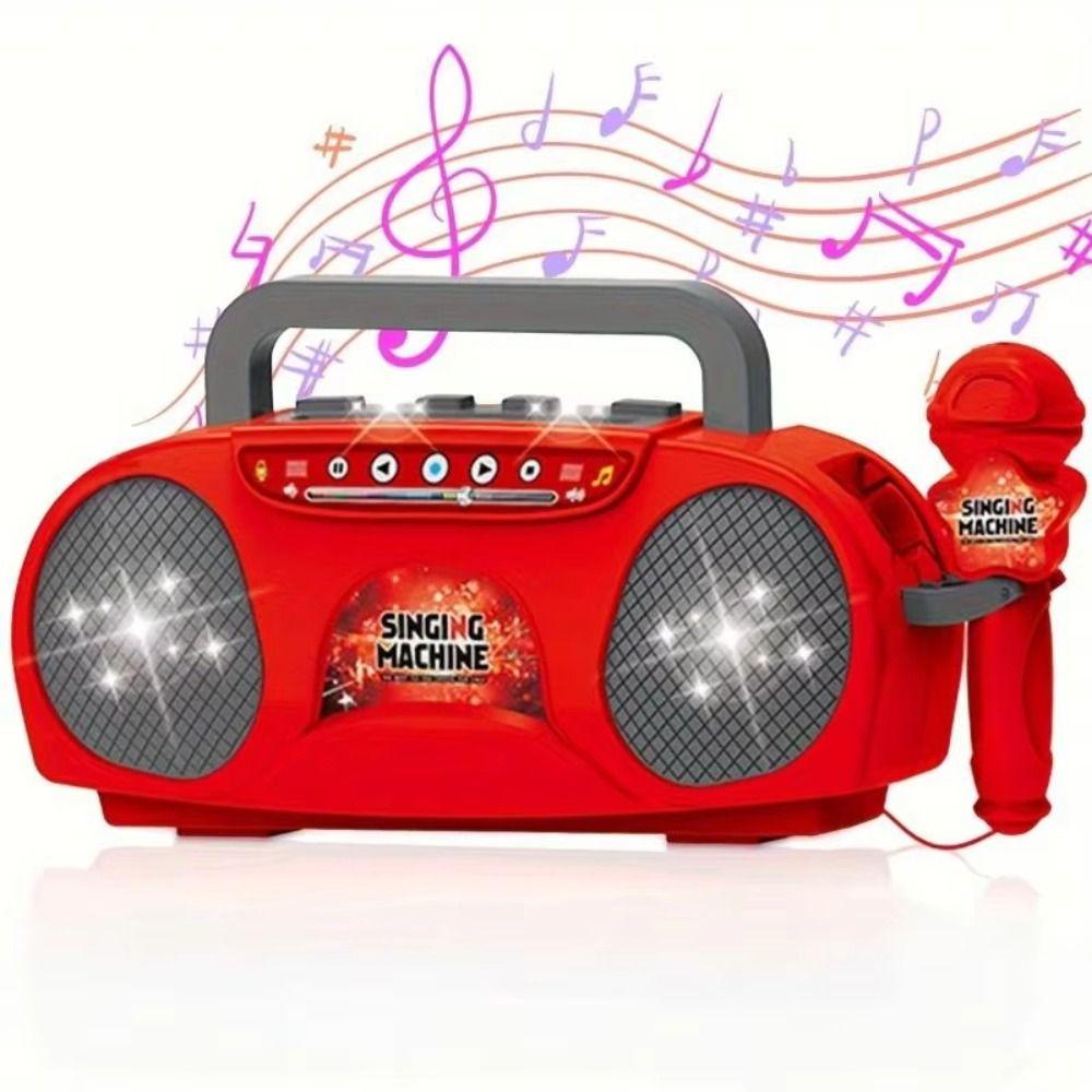 Verbinden Telefon Singmaschine Kunststoff Karaoke Maschine Karaoke Kinderspielzeug Lernspielzeug
