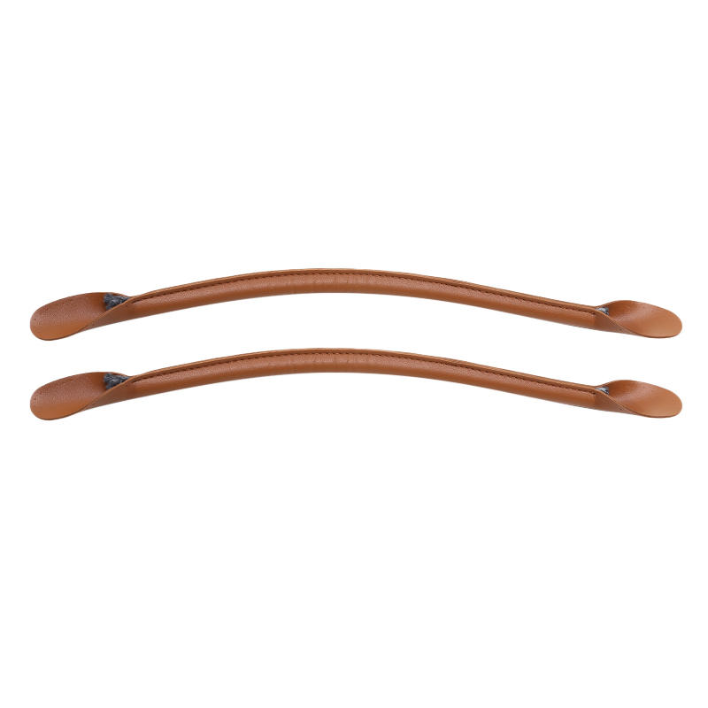 1-5Pairs 41cm Bag Strap DIY Bag Accessories PU Leather Black White Brown Handle Strap With Pinholes Detachable Handbag Band