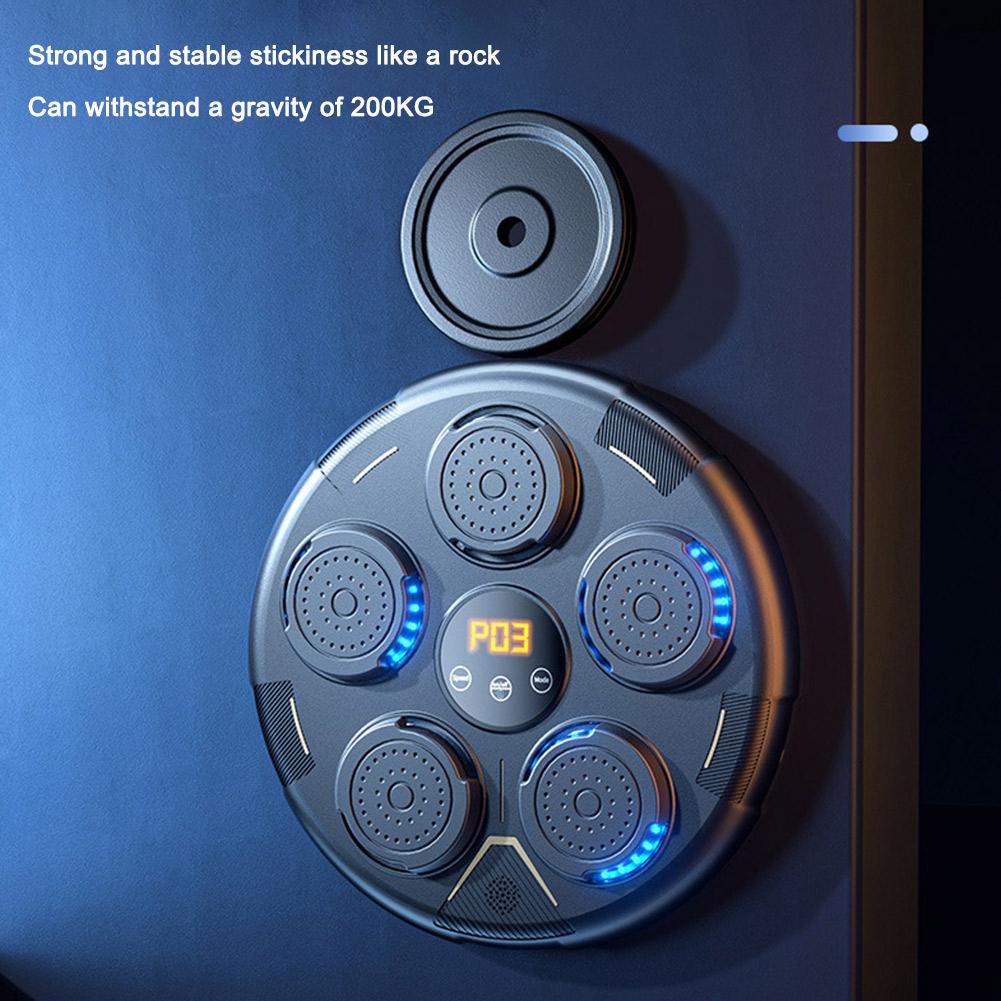 Music Boxing Machine Chytré boxovací vycpávky Hra Bluetooth Link Boxerský cíl Cvičení Elektronická hudba Pískoviště pro děti Dospělí