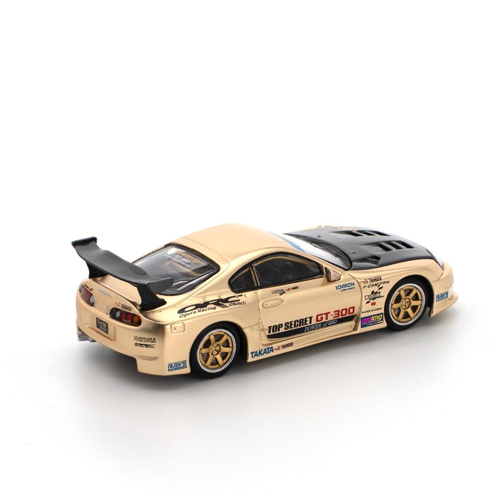 Genesis Company POP RACE Scale Top Secret GT300 Supra Chrome Gold PR640277 1/64 - (Finished Model)