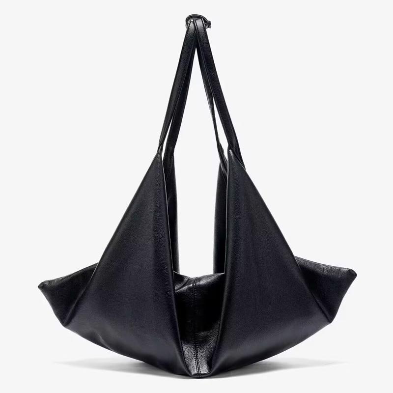 SHELKSBAG Oversized Slouchy Shoulder Bag for Women Soft Faux Leather Extra Large Handbags Purse Casual Black Travel Tote Bags