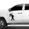 Car Sticker Bigfoot Sasquatch n Flag Yeti Decor Decal Conspiracy For Car Truck SUV Pickup Door Tailgate Auto Accessories