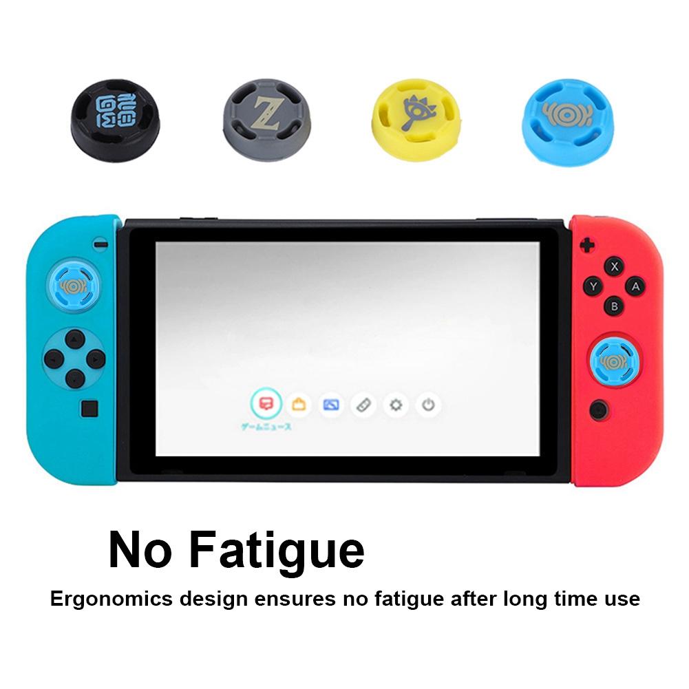 Anti Slip Replacement Joystick Silicone Cover Caps Thumb Grip for Nintendo Switch PS3 PS4