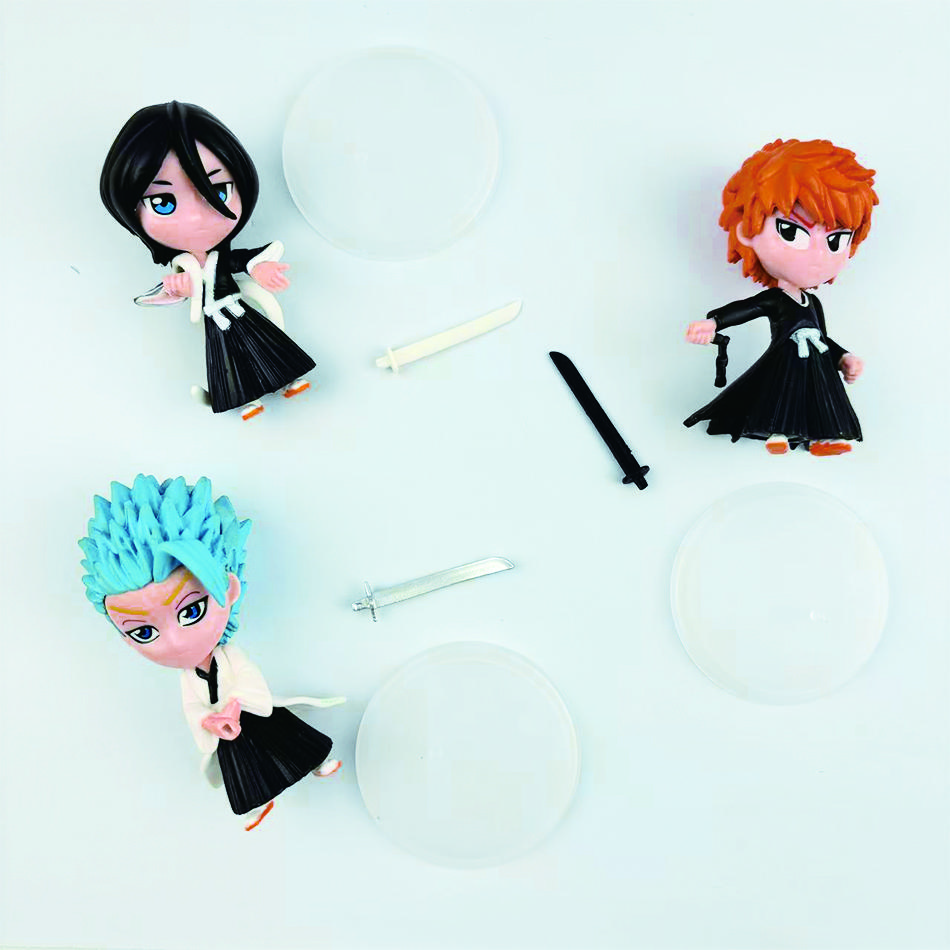 BLEACH Action Figure Cool Cute Anime Figure Toy Doll Model Desk Decoration For Kid Birthday Gifts Q Version Figurine P