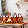 1/4pcs Christmas Gift Bag for Candy Snacks Apple Present Packaging Handbag New Year Atmosphere Decoration Party Favor Supplies