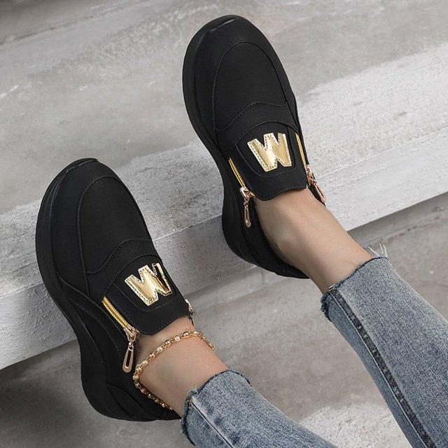 

Женские модные вулканизированные кроссовки на платформе, однотонные женские туфли на плоской подошве, повседневные дышащие женские прогулочные кроссовки на танкетке 38