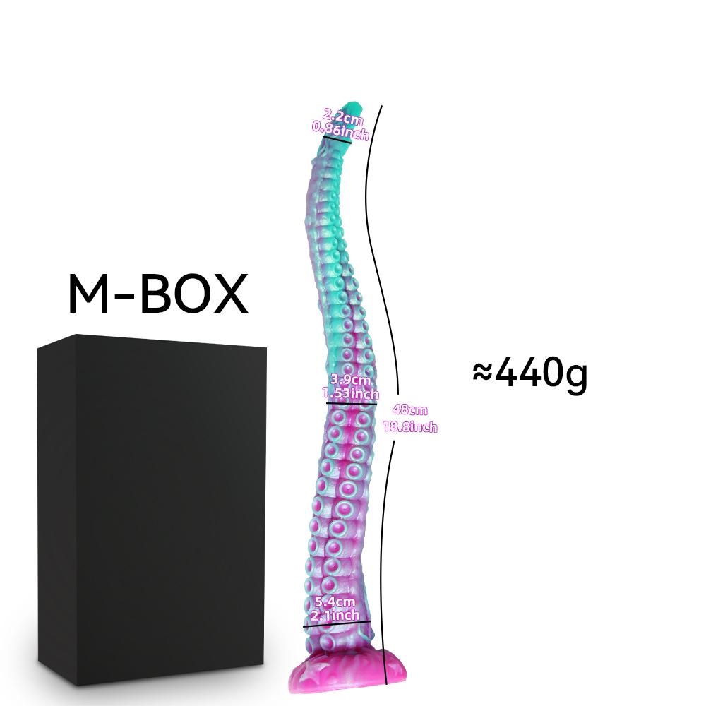 Langer Hintern Analplug Vagina Tentakel Dildo Penis Progressiver Octopus Analplug Sexspielzeug für Erwachsene Monsterdildo Analstimulator Sexprodukt