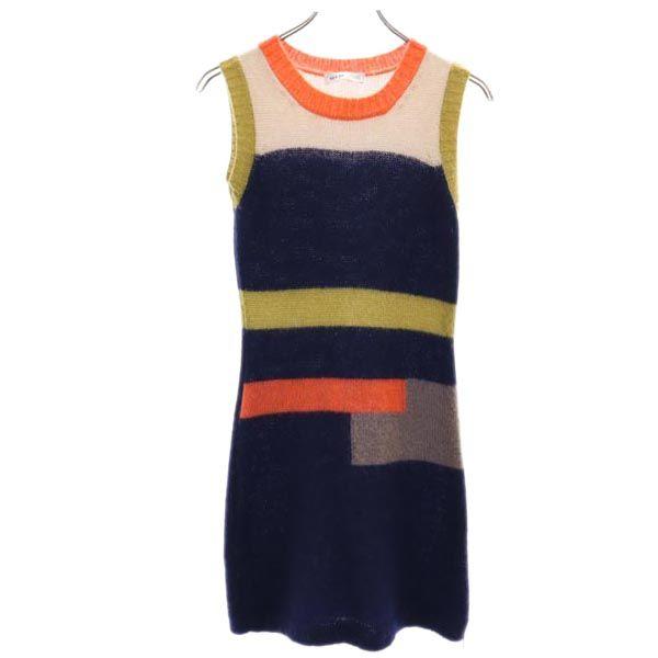 

SEE BY CHLOE Итальянская смесь мохера Вязаное платье без рукавов 38 Женское Б/У